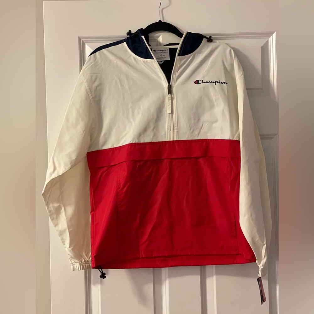 Champion Windbreaker, Jacket, Quarter Zip - NWT